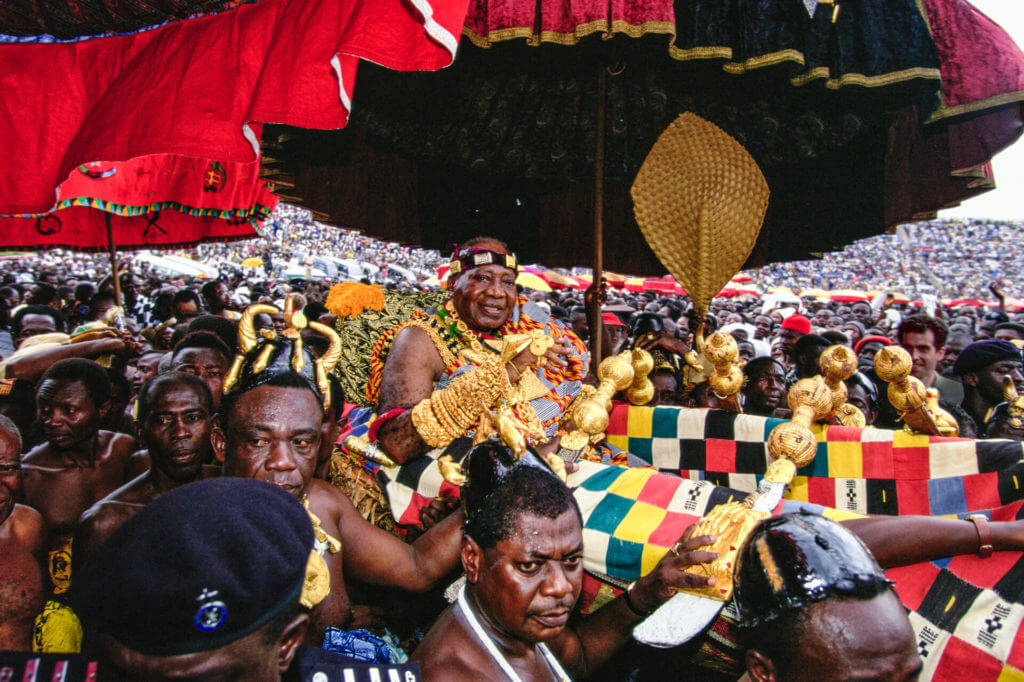 The Asantehene (King) Otumfuo Opoku Ware II, Ghana