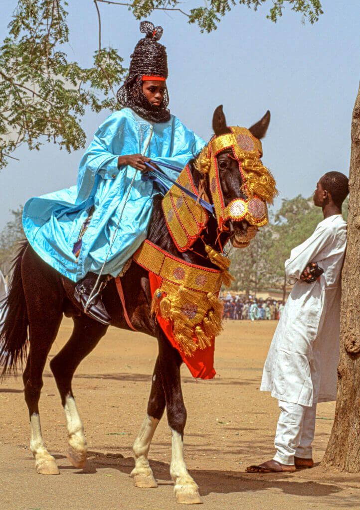 Hausa Ceremonial Horseman, Katsina, Nigeria