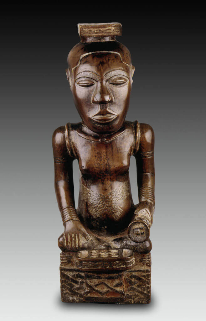 Kuba Ndop Figure Symbolizing 17th c. King Shyaam aMbul aNgongo, DR Congo