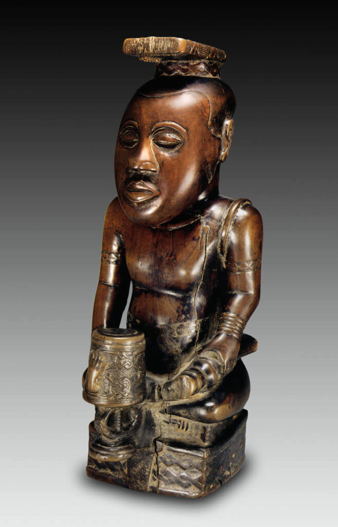 Kuba Ndop Figure Representing 18th c. King Mishe miShyaang maMbul, DR Congo