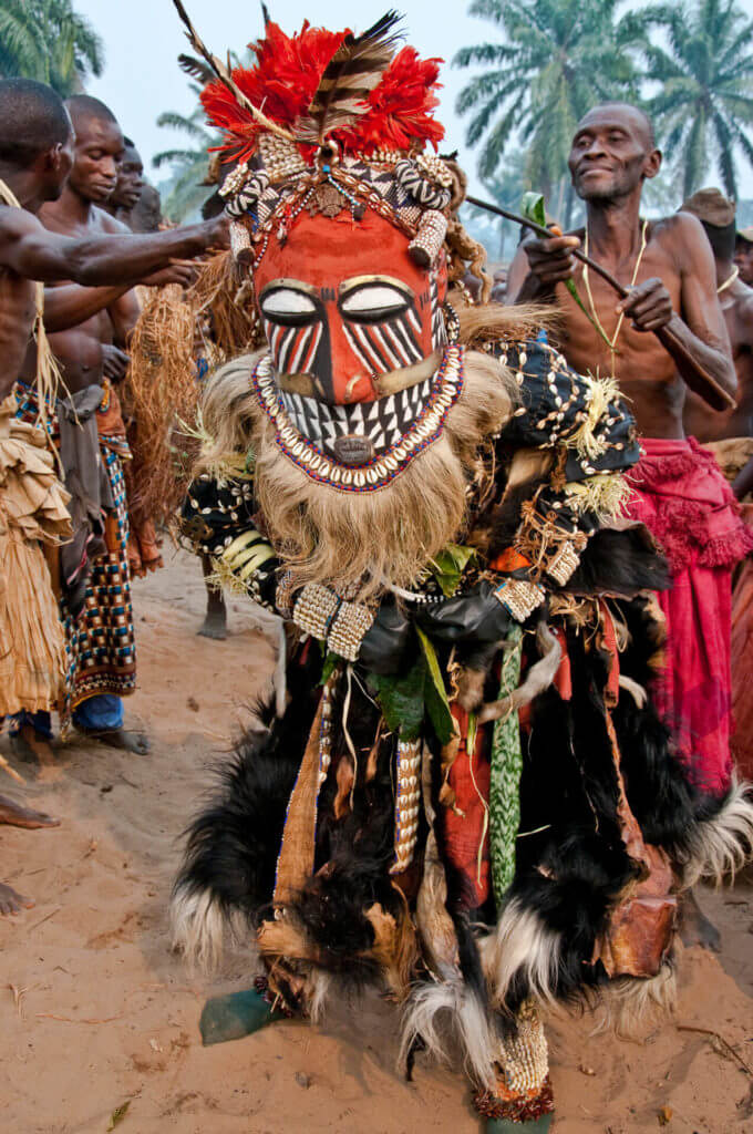 Powerful Kuba Bongo Mask, DR Congo