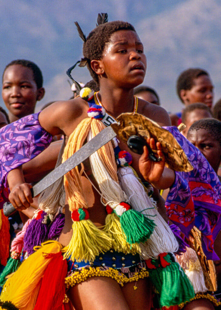 Swazi Girl at Umhlanga Ceremony