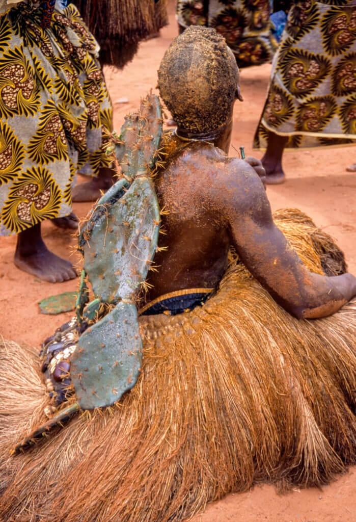 Koku Devotee with Embedded Cactus, Benin
