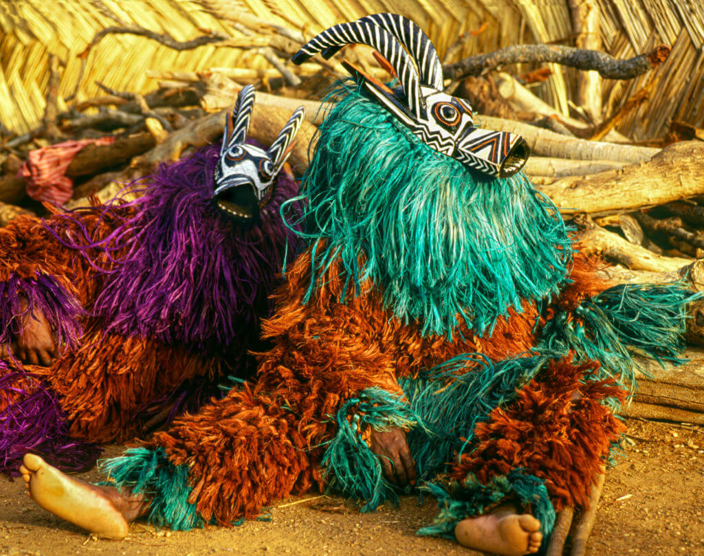 Resting Bobo Antelope Masks, Burkina Faso