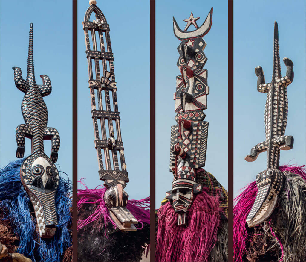 Tall Bobo Masks, Burkina Faso