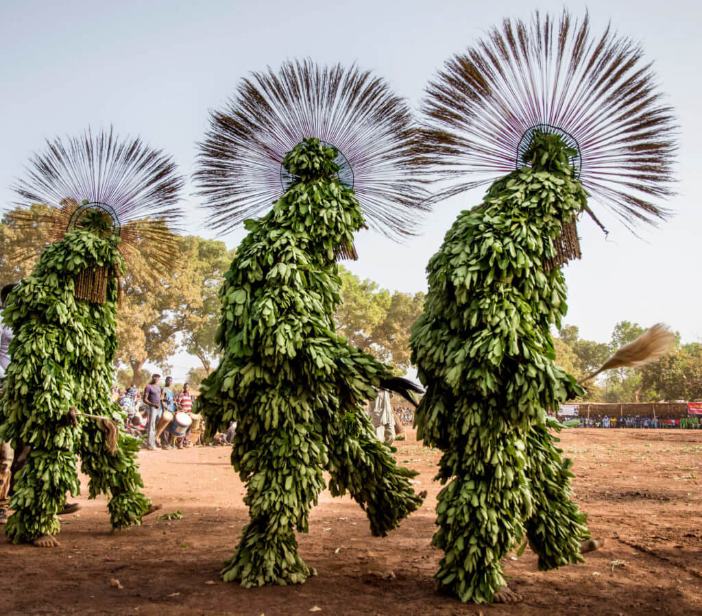 Bwa Leaf Masks, Burkina Faso