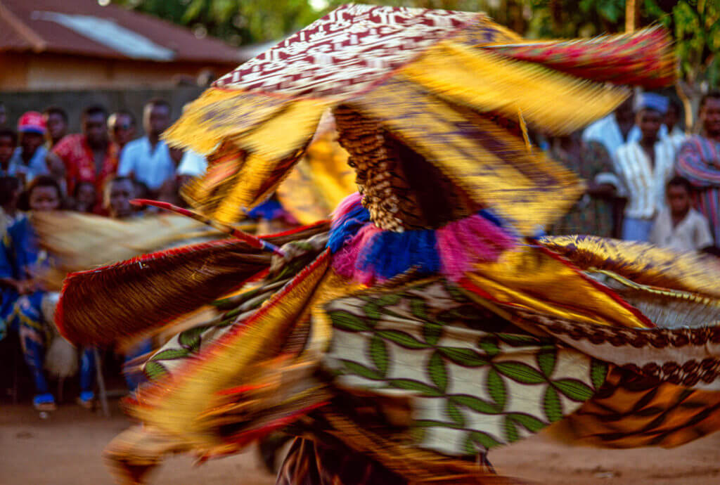 Whirling Yoruba Paka Mask, Benin