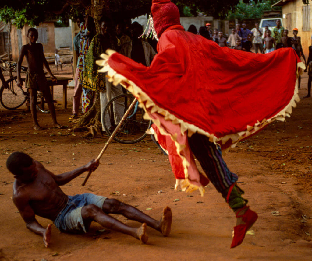 Charging Yoruba Alabala Mask, Benin
