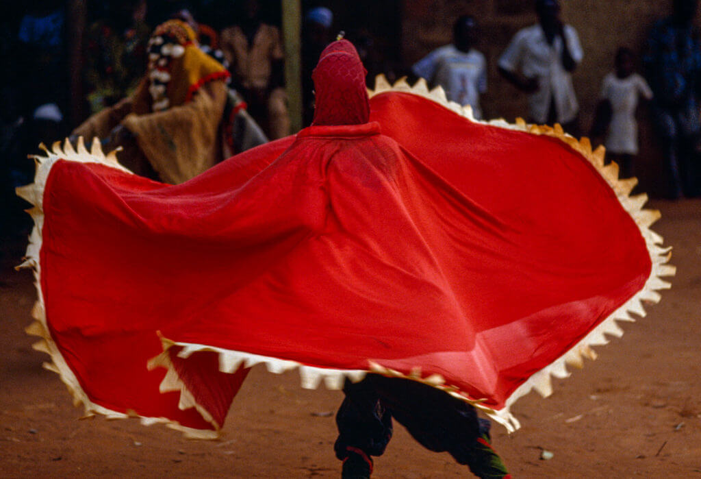 Whirling Yoruba Alabala Mask, Benin