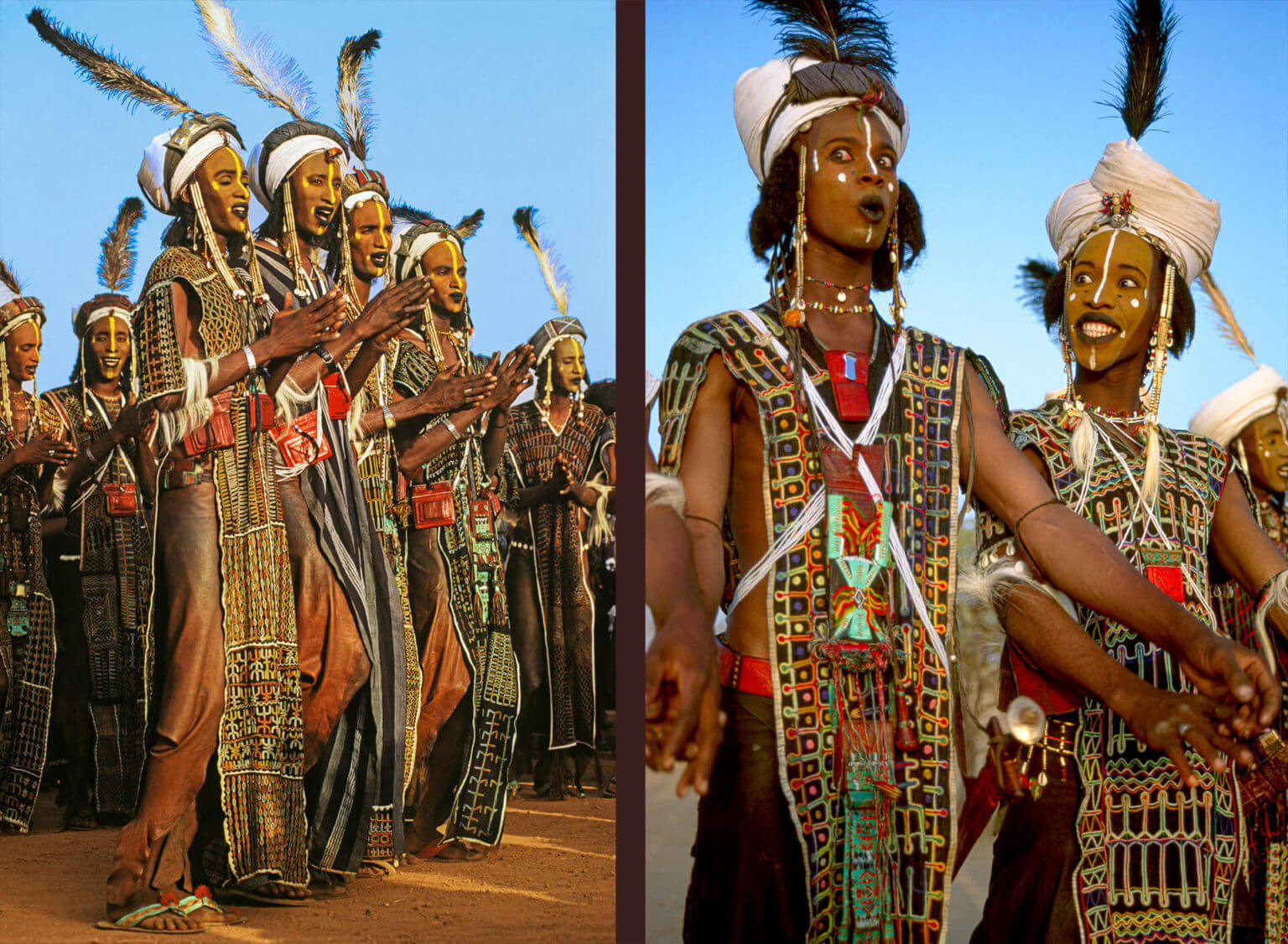 Africa Online Museum » Niger » Wodaabe Courtship » Photos