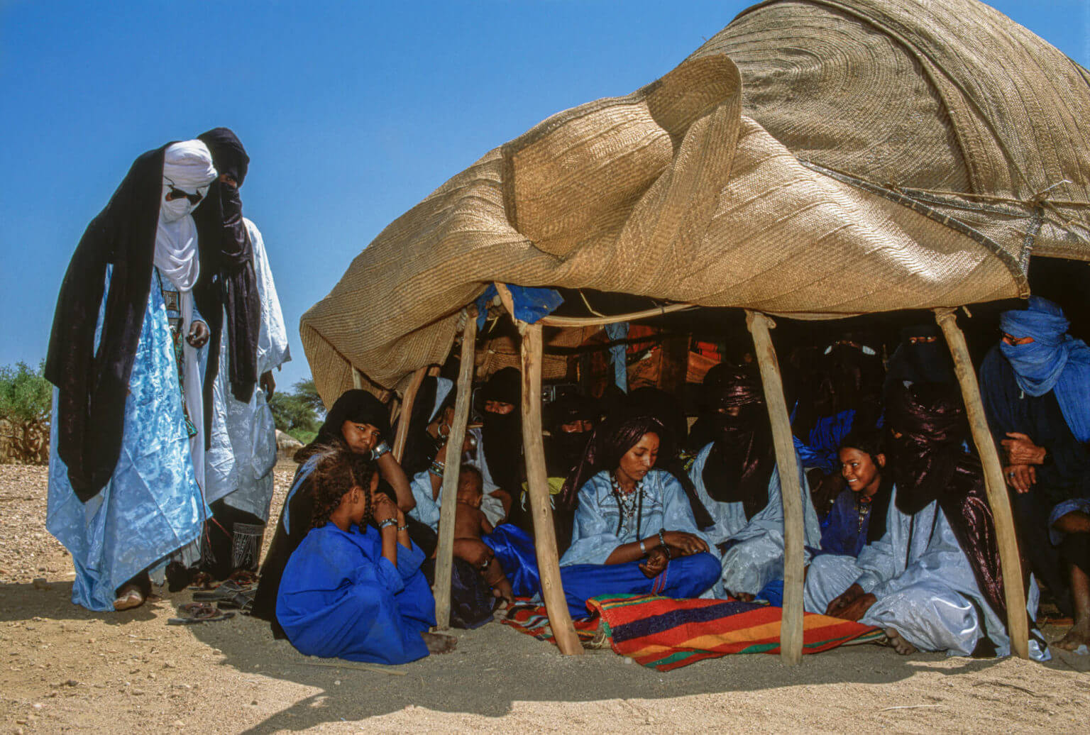 Africa Online Museum Niger Tuareg Wedding And Bianou Celebration Photos