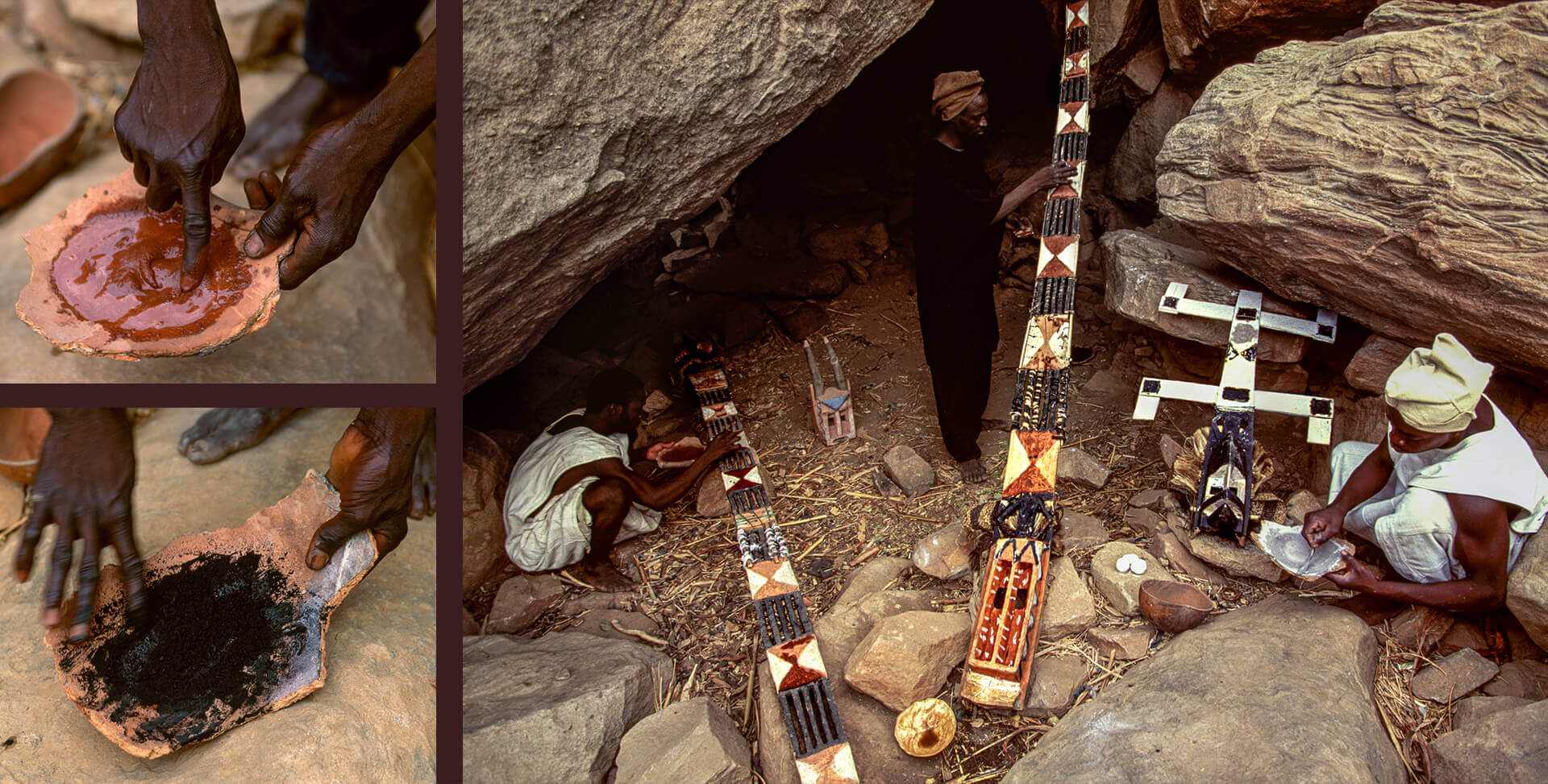 Africa Online Museum » Mali » Dogon Dama Funeral