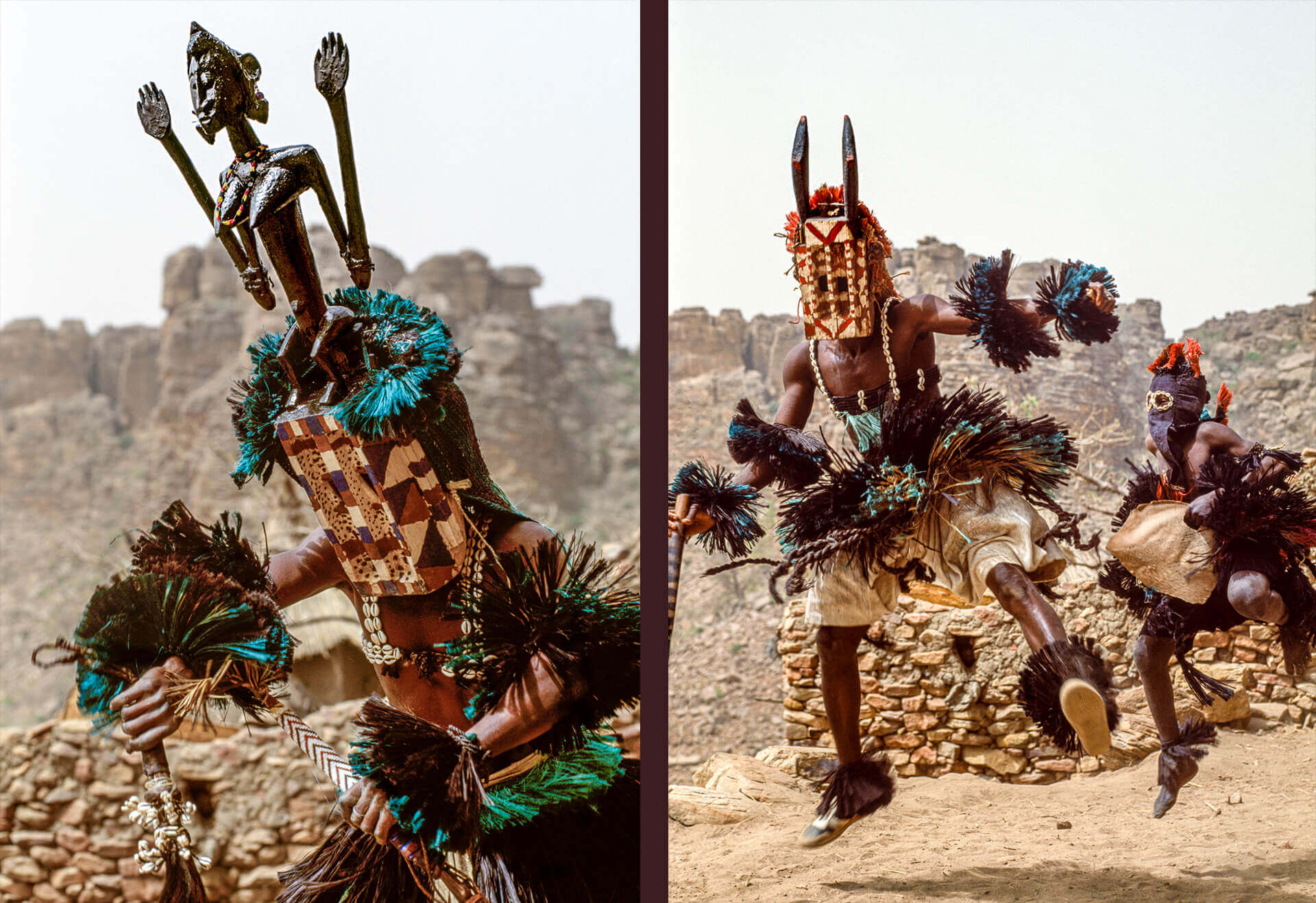 Africa Online Museum » Mali » Dogon Dama Funeral