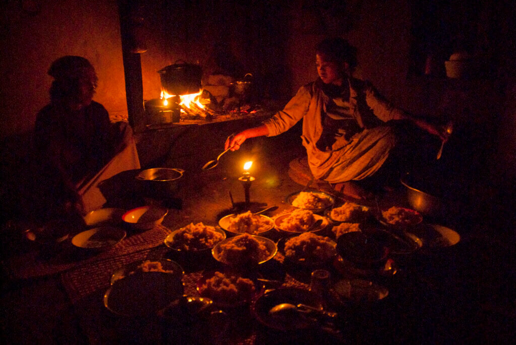 Feeding the Guests